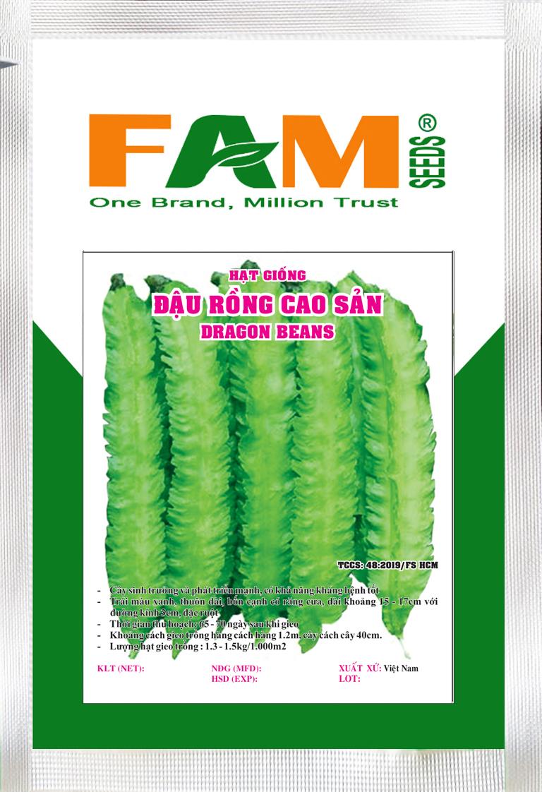 Hạt Giống Đậu Rồng cao Sản - Gói 5gr