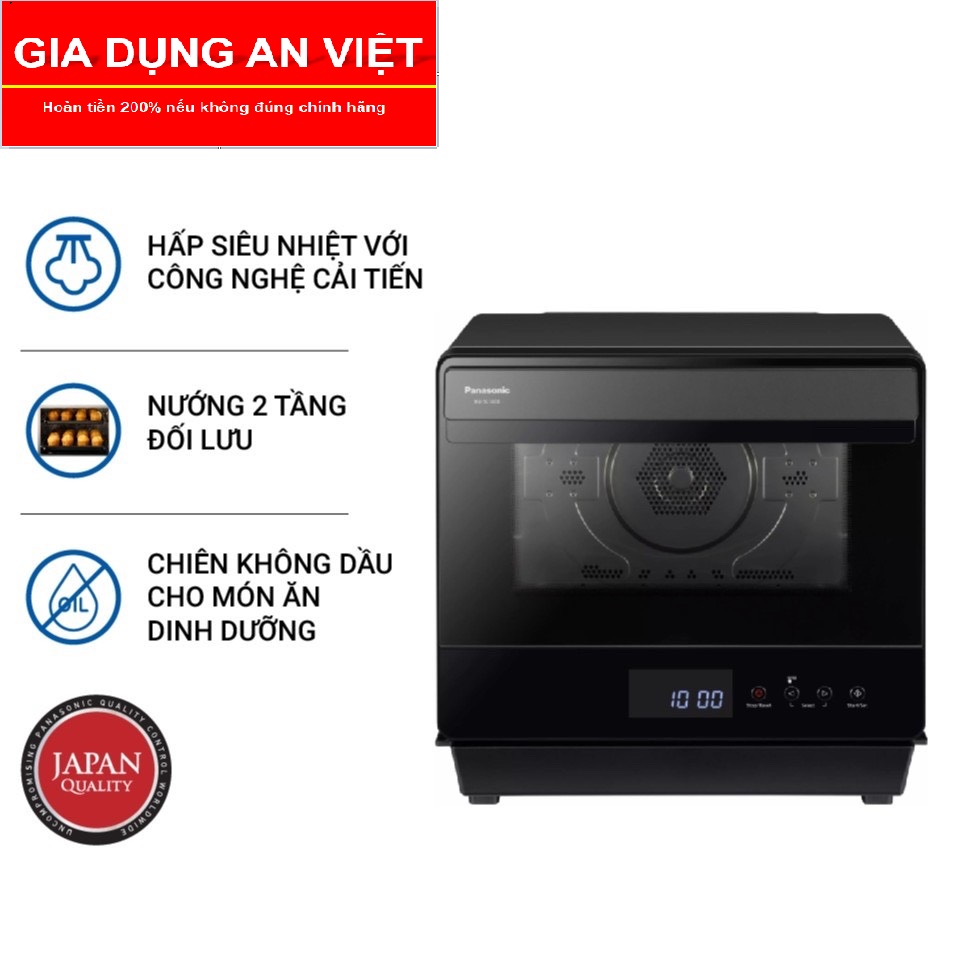 Lò hấp, chiên không dầu, nướng đối lưu panasonic nu- sc180byue 20 lít