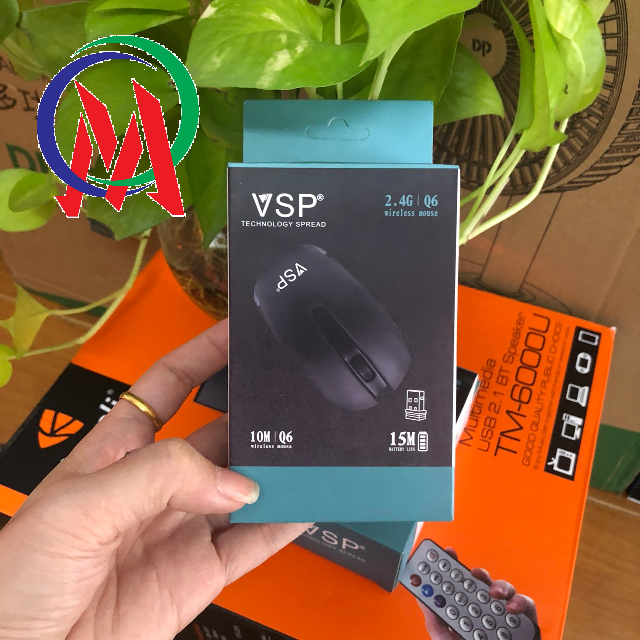 [HCM][Xả Kho] Chuột máy tính không dây VSP Q6