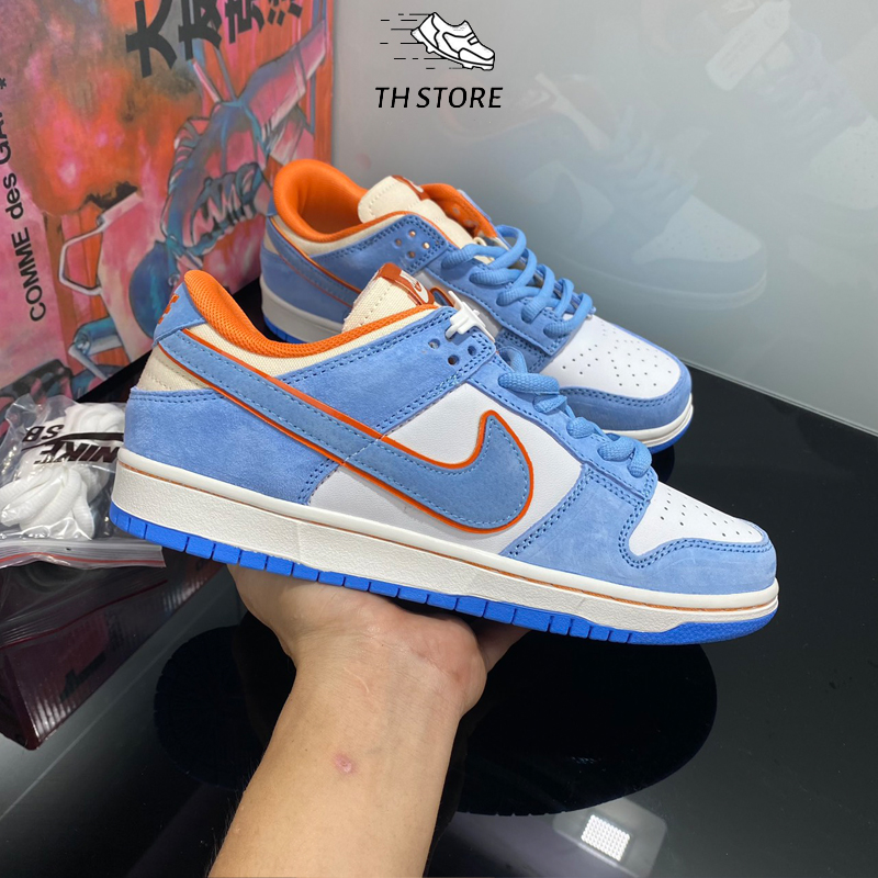 Giày thể thao sb dunk low otomo nâu trắng lai au phối xanh cam - giày th