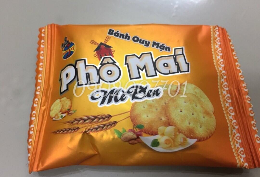Thùng 4 kg bánh quy măn phô mai mè đen thơm ngon-tết -đồ ăn vặt-bánh mứt tết
