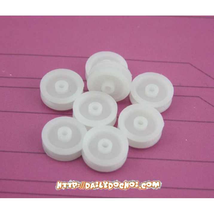 BRRR3 BÁNH RĂNG RÒNG RỌC 13MM TRỤC 2MM GIÁ BÁN LẺ 1 CÁI