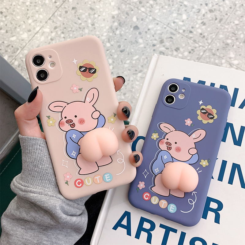 Ốp lưng iphone, Ốp lưng iphone cute đào bóp - Sam Case