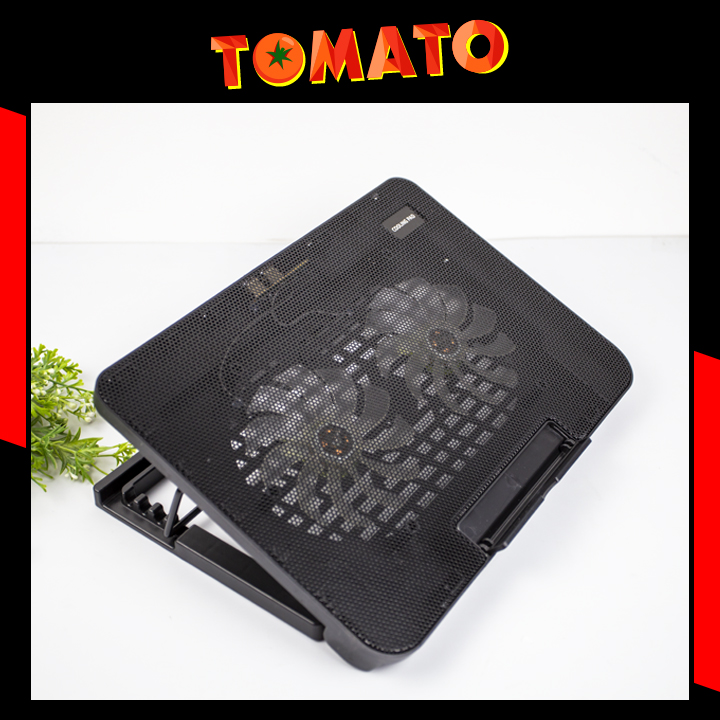 Đế tản nhiệt LAPTOP N99 2 QUẠT Mạnh mẽ - Đế tản nhiệt tùy chỉnh độ nghiên cho laptop - Dùng cho tất cả laptop