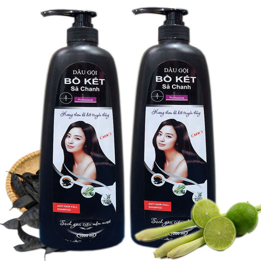 Combo 2 chai dầu gội bồ kết sả chanh - 1000ml -