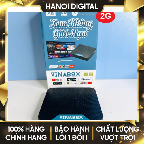 Android TV Box Vinabox A15, xem truyền hình bản quyền miễn phí, hệ điều hành Android TV 10.0