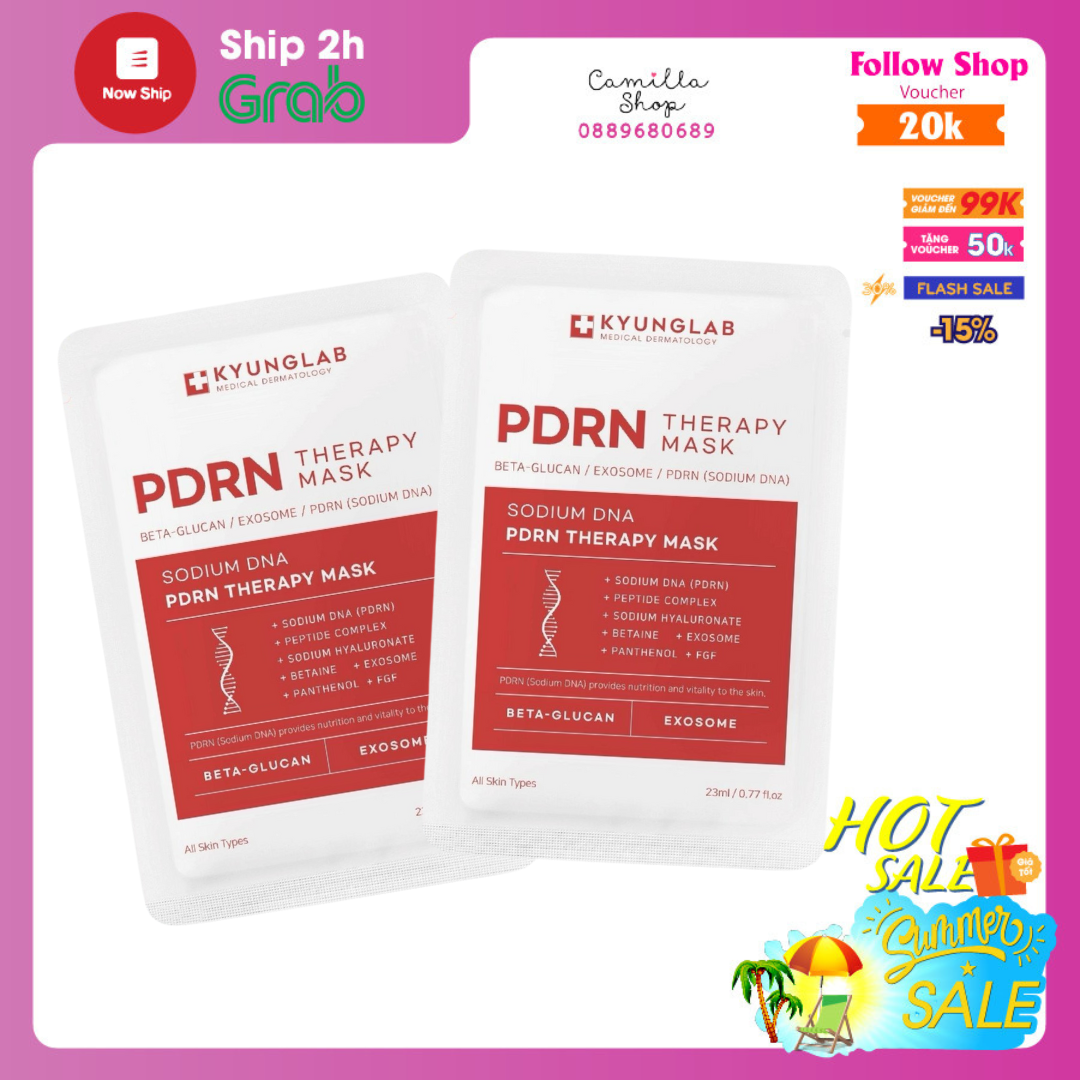 Mặt nạ cấp ẩm sâu pdrn kyunglab pdrn therapy mask