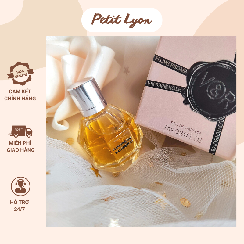 Sale nước hoa nữ flowerbomb v&r edp mini 7ml