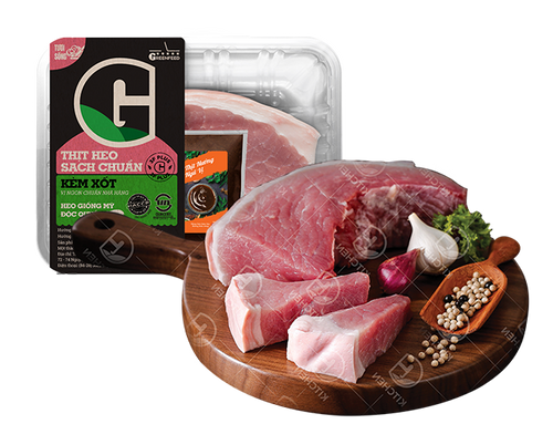 Thịt đùi heo G 500g kèm Xốt nướng ngũ vị 80g [Giao nội thành HCM]