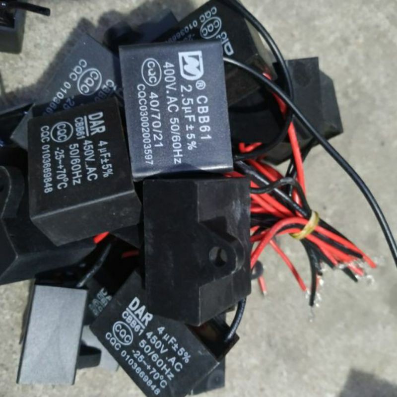 Tụ Quạt Các Loại Dùng Cho Quạt Treo ,Quạt Cây ,Quạt Hộp