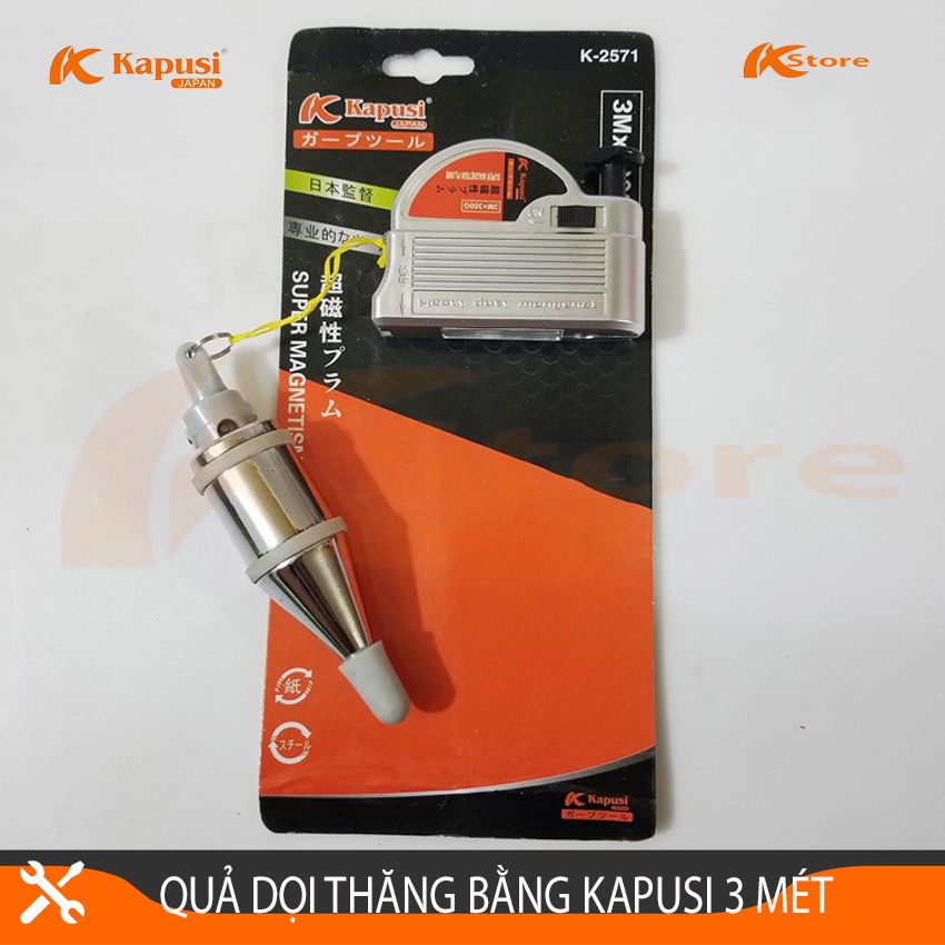 Quả dọi từ tự động, giữ thăng bằng 3m Kapusi Japan - Lập lòn từ tính