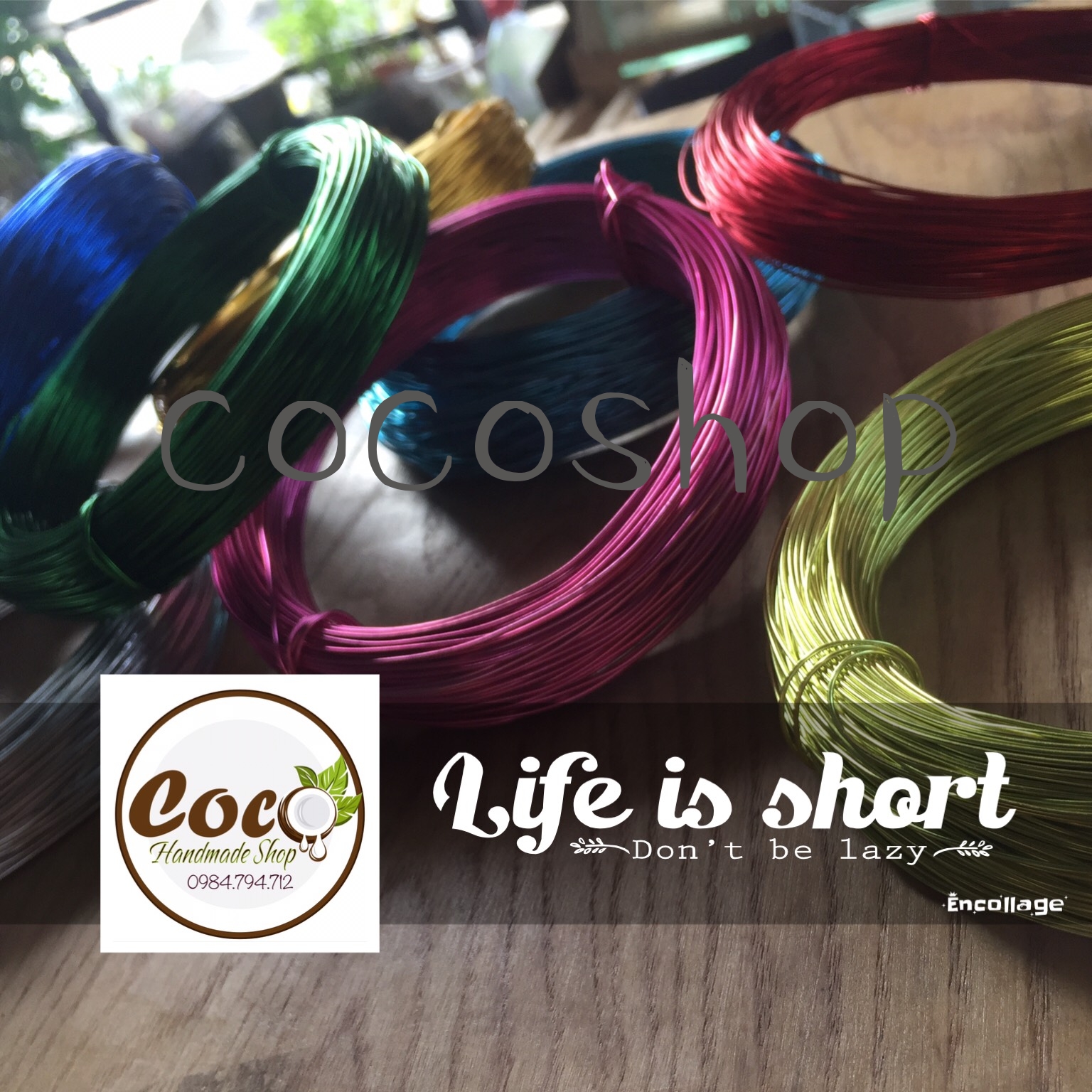 [HCM]100g Dây Nhôm Nhiều Màu Làm Bonsai Handmade