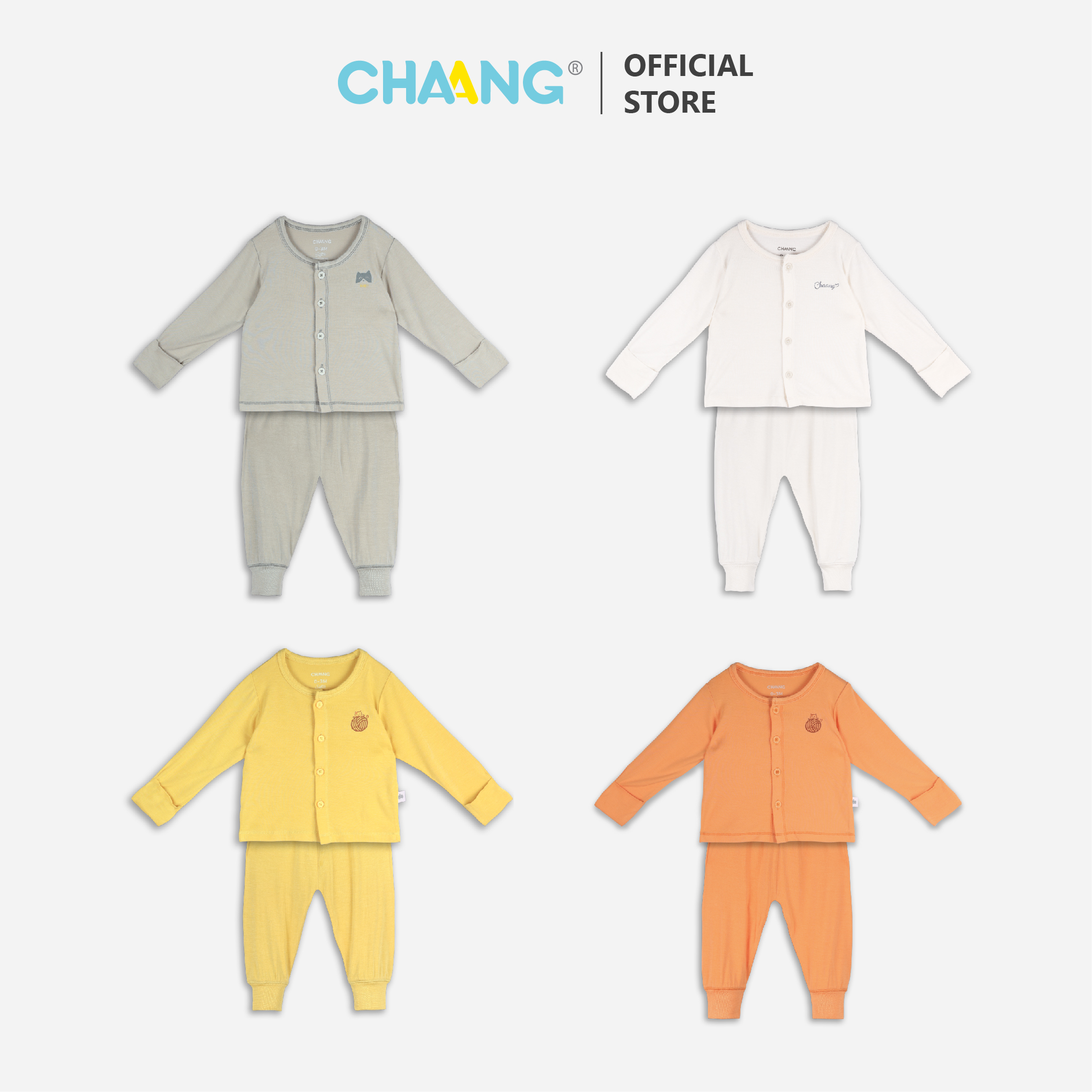 Bộ dài cúc giữa Mèo Chaang