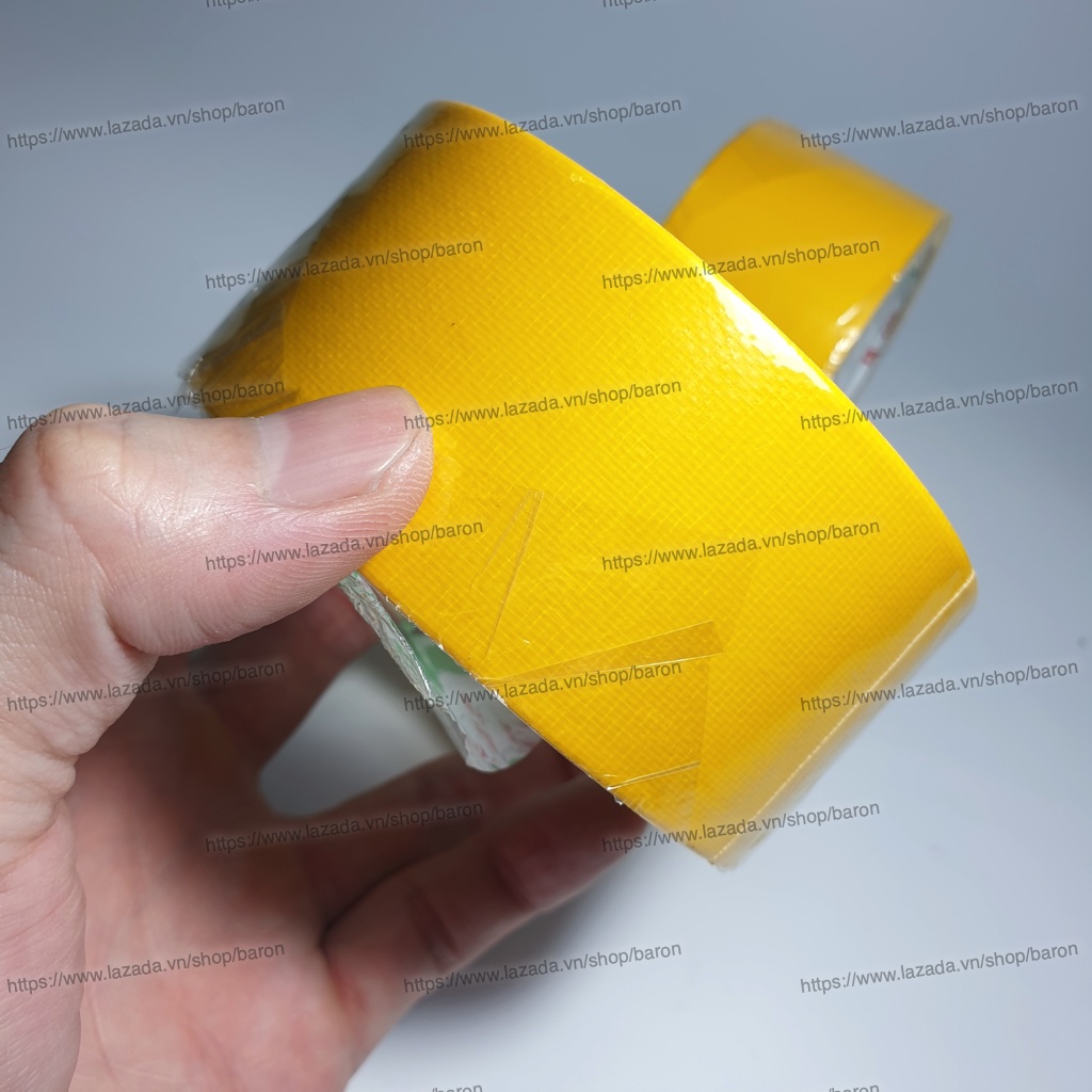 2 cuộn băng keo bố vải 5f màu vàng, xanh dương, xám, đen