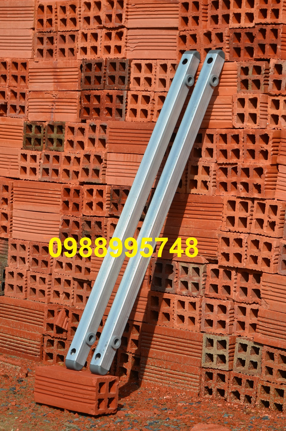 Thanh nhôm ngang, phụ kiện lắp đặt sửa chữa giường xếp nhôm.