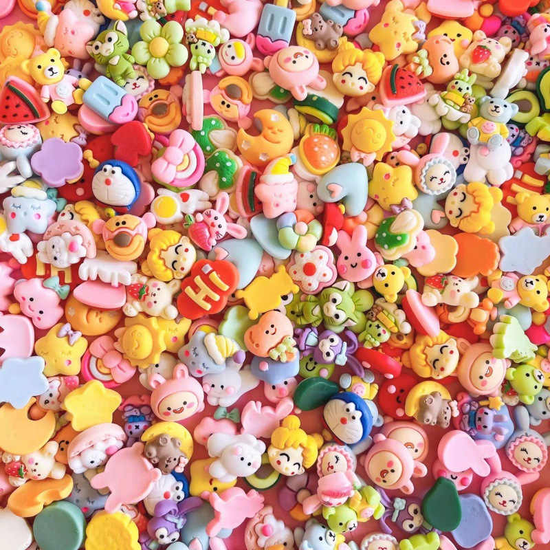 Sticker Charm Dán Bình Nước Cute Mix Lộn Xộn