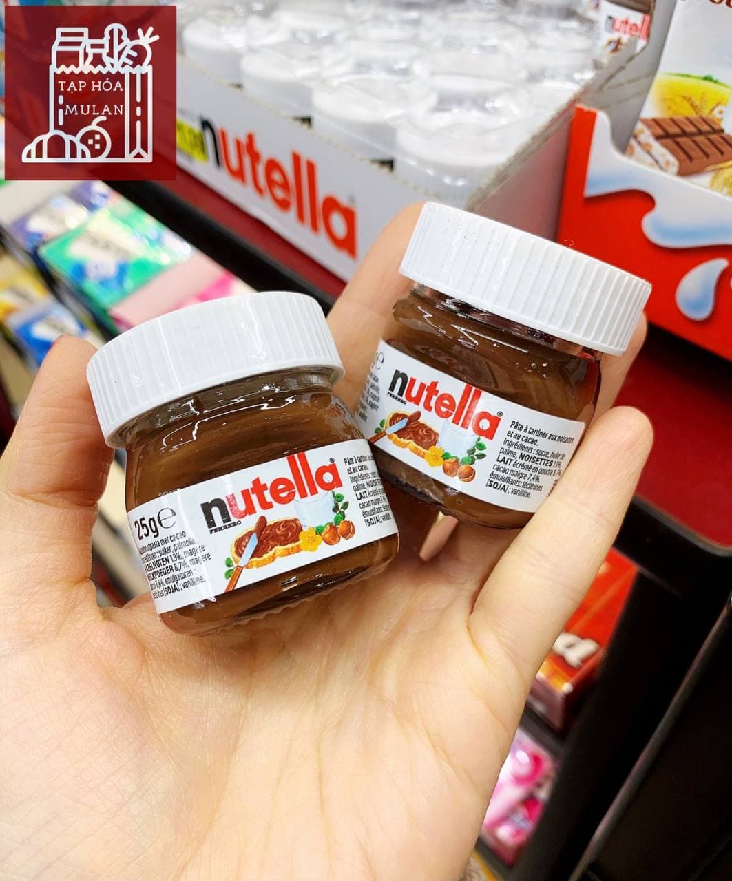 Sốt socola hạt phỉ Nutella - hủ Mini 25g Date 11/8/2022