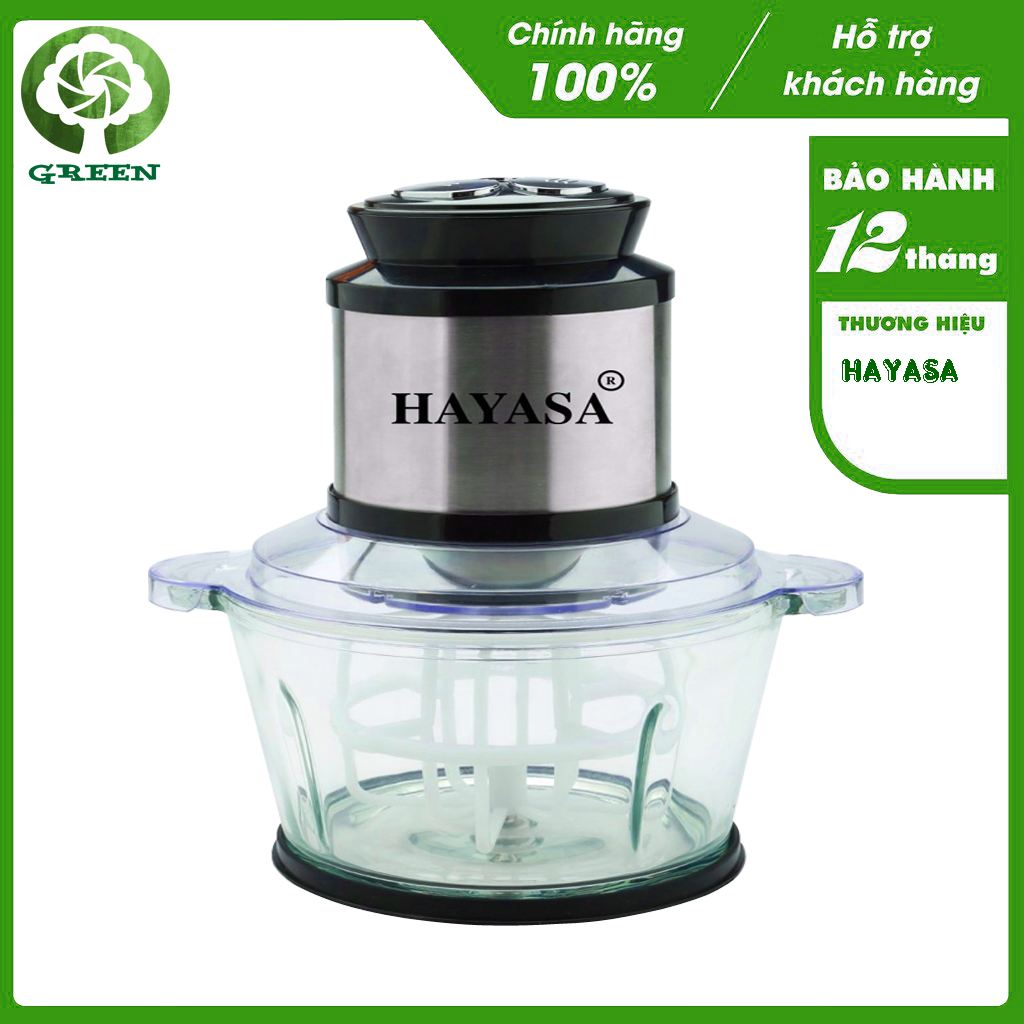 Máy xay thịt, thực phẩm, đánh trứng đa năng Hayasa HA-381