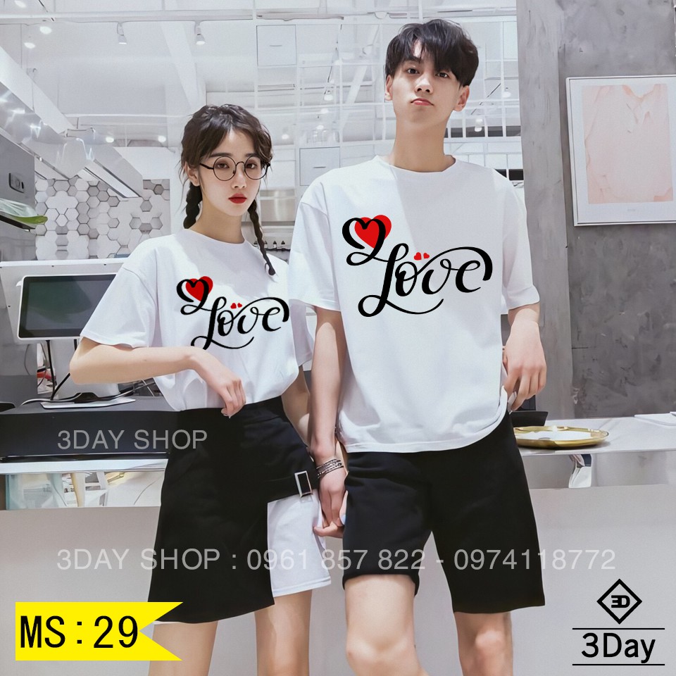 Giá sỉ - áo đôi love chất cực đẹp