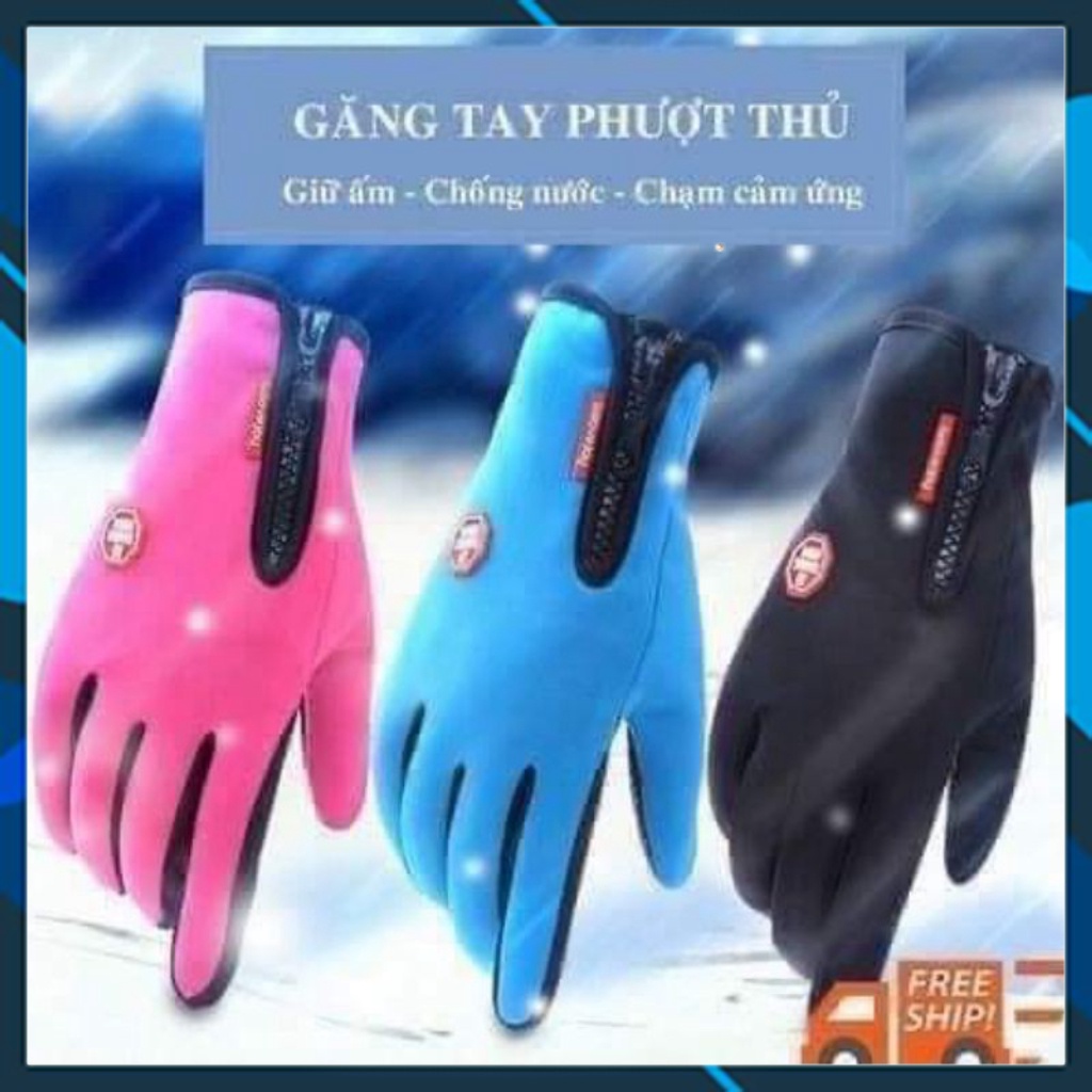 Găng tay chống nước, giữ ấm,chạm được cảm ứng