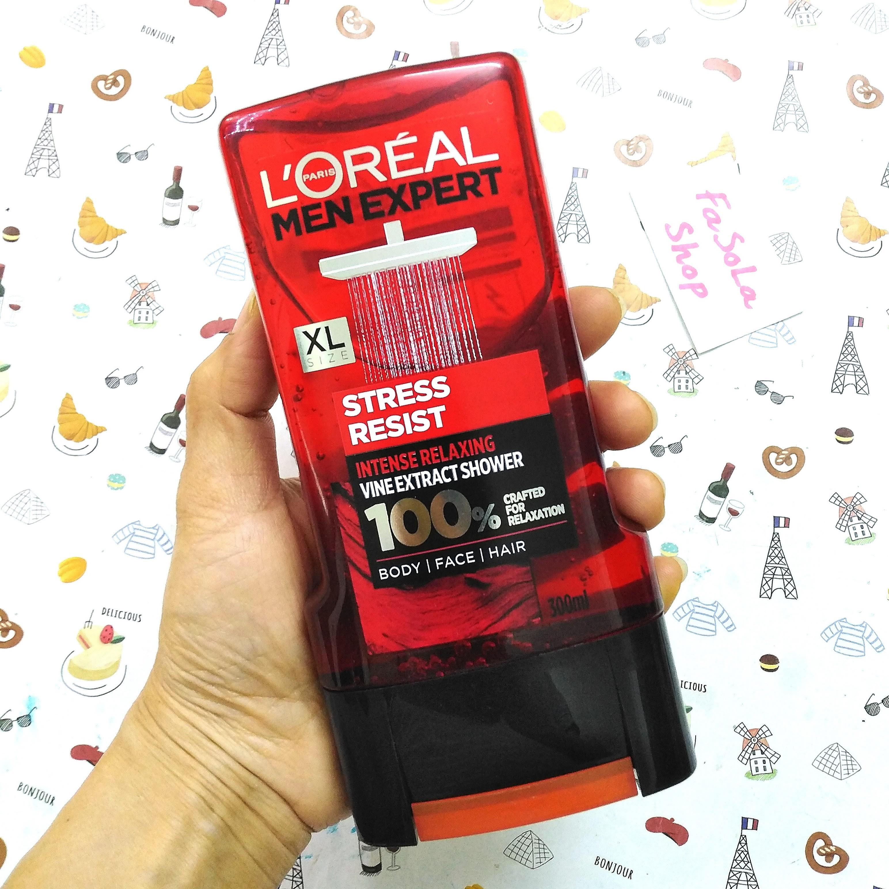 Sữa tắm gội nam L'ORÉAL Pháp Men Expert 300ml sữa tắm gội rửa mặt 3 trong 1, 3 in 1 body hair face nam tính khử mùi shower gel l oreal loreal