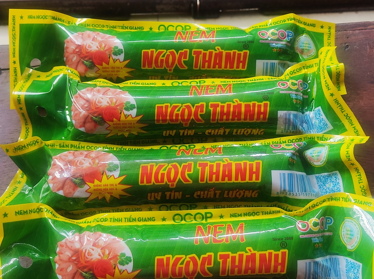 Nem chua ngọc thành - 4 đòn nem huế bì hck x 250g - đạt chuẩn an toàn thực phẩm