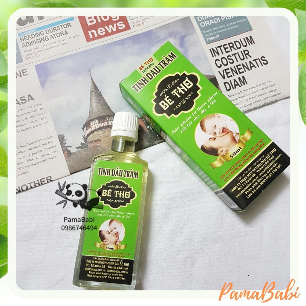 Tinh dầu tràm Bé Thơ 50ml