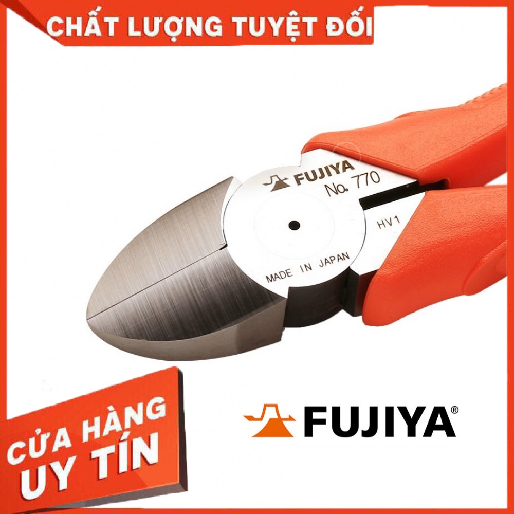 Kìm cắt kỹ thuật lưỡi tròn fujiya 770-175 - 7"/175mm nhật bản