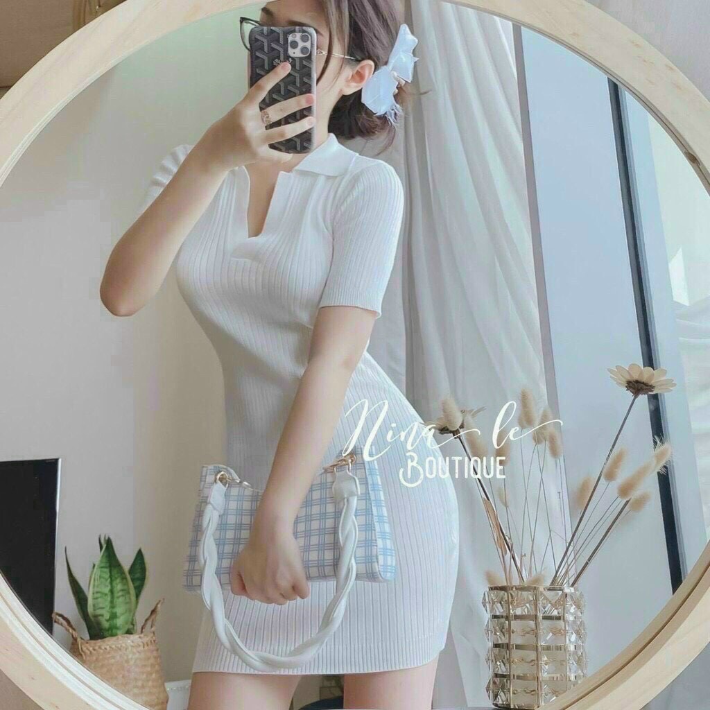 Váy đầm nữ BODY cổ sơ mi quá đẹp lun