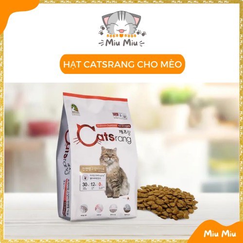 Hạt thức ăn cho mèo Catsrang 5KG,Thức ăn cho mèo con, Hạt cho mèo con nhiều dinh dưỡng