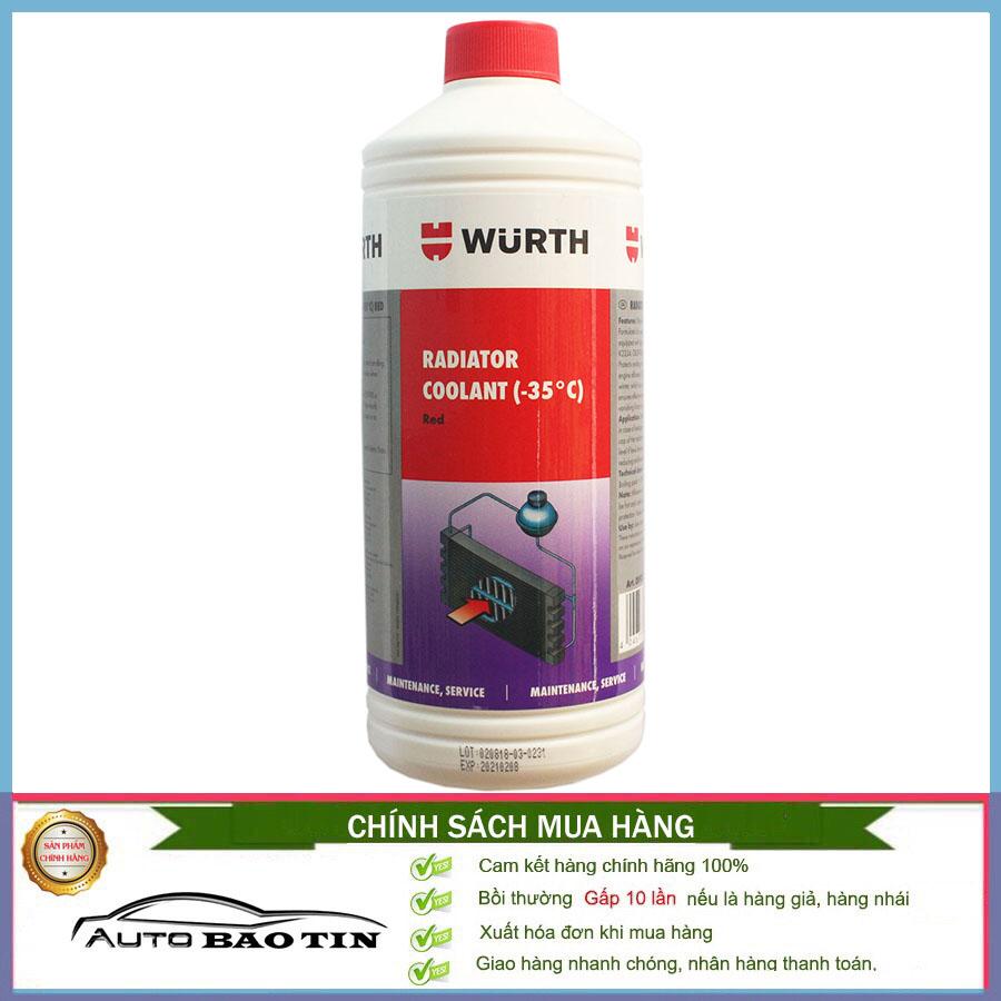 Nước Làm Mát Động Cơ Wurth Radiator Coolant 1L (đỏ)