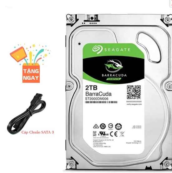 Ổ cứng hdd seagate 2tb bacacuda inch sata3