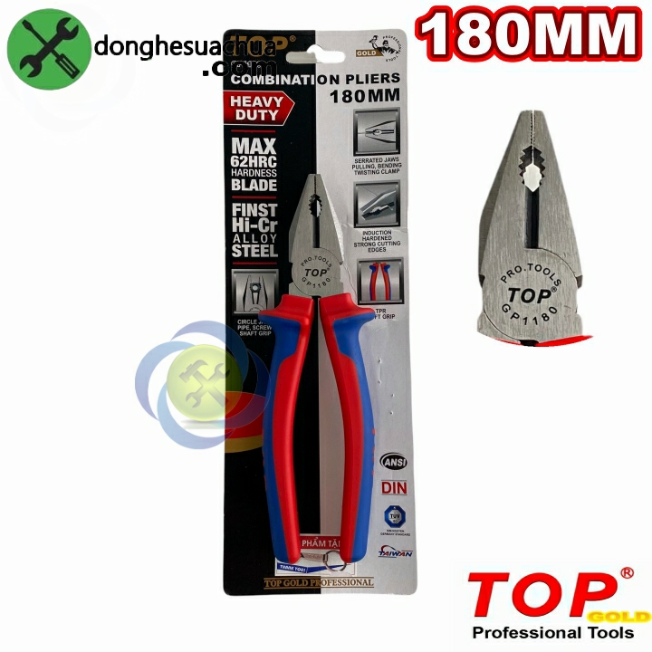 Kìm điện top gold gp1180 loại 7inch dài 180mm