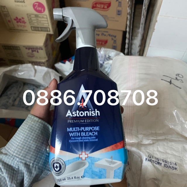 Nước tẩy nhà vệ sinh astonish 750ml