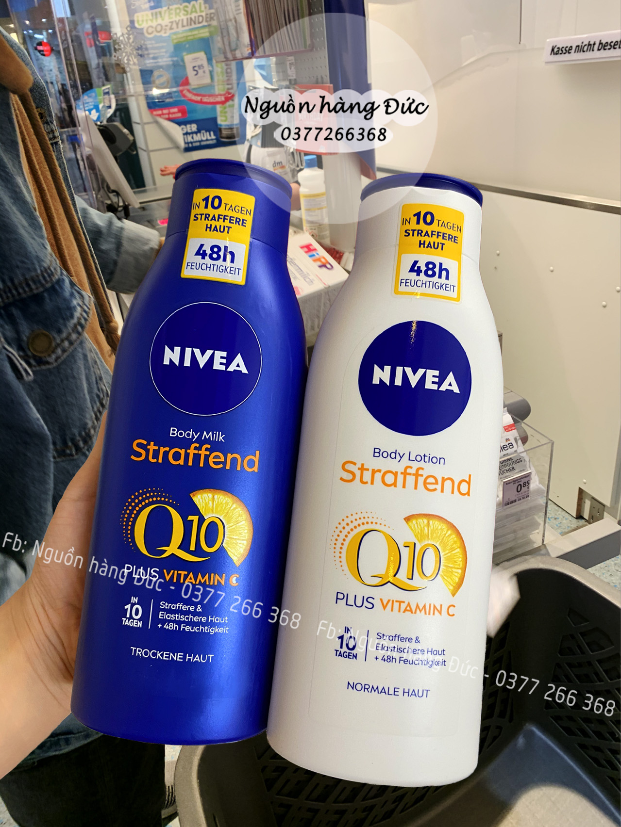 Dưỡng thể nivea q10 hàng đức - nguồn hàng đức