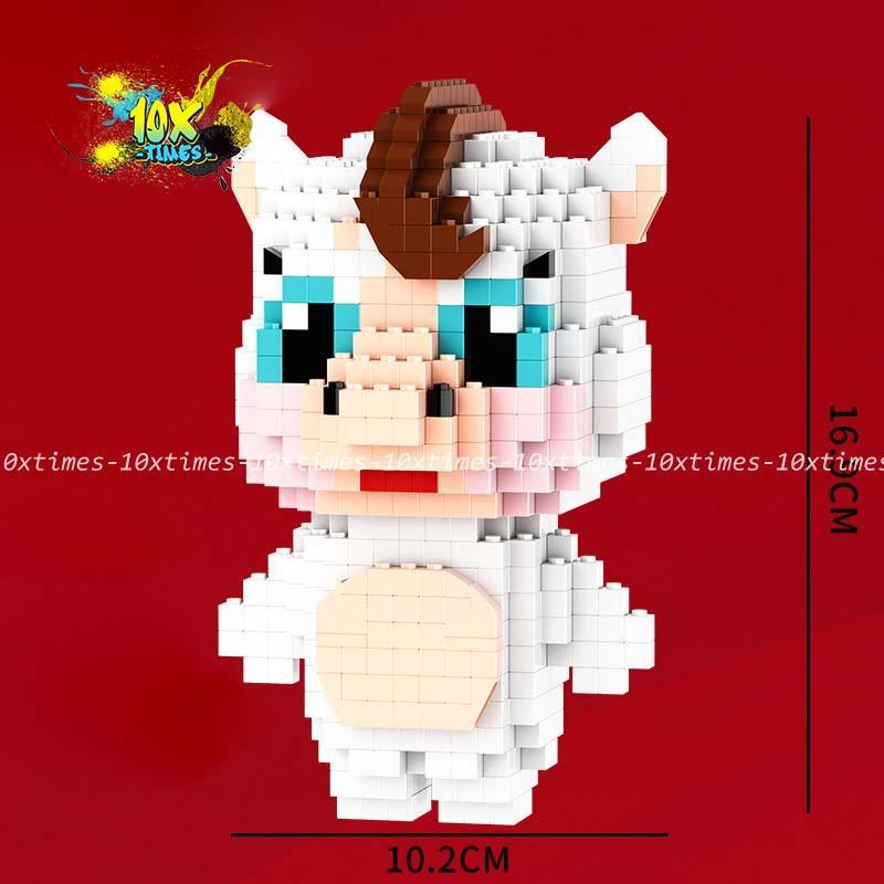 Mô hình lắp ráp 12 con giáp lớn