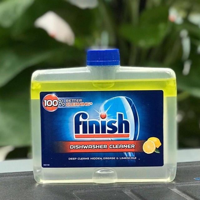 Dung dịch vệ sinh máy rửa chén Finish 250ml Hương chanh