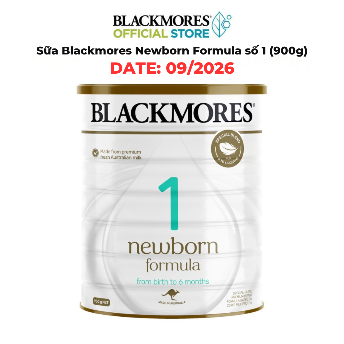 Blackmores Newborn Formula No. 1 (900g) - 2