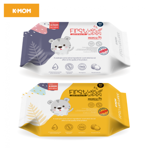Wet towel high-grade K-mom Korean 100 pieces