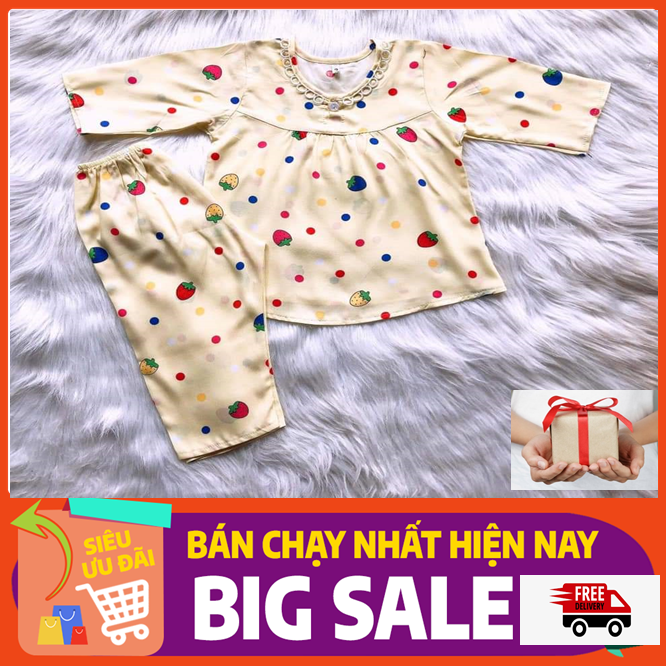 [Combo 8 bộ tole] 4 bộ tole tay dài, quần dài size 11-12 kg + 4 bộ tole ngắn tay quần đùi size 15-16kg/ Đồ tole bé gái hàng gia công nhà