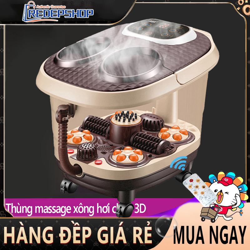 Máy ngâm chân mát xa chân máy massage hiệumát xa bàn chân tự động thêm nhiệt máy mát xa điện