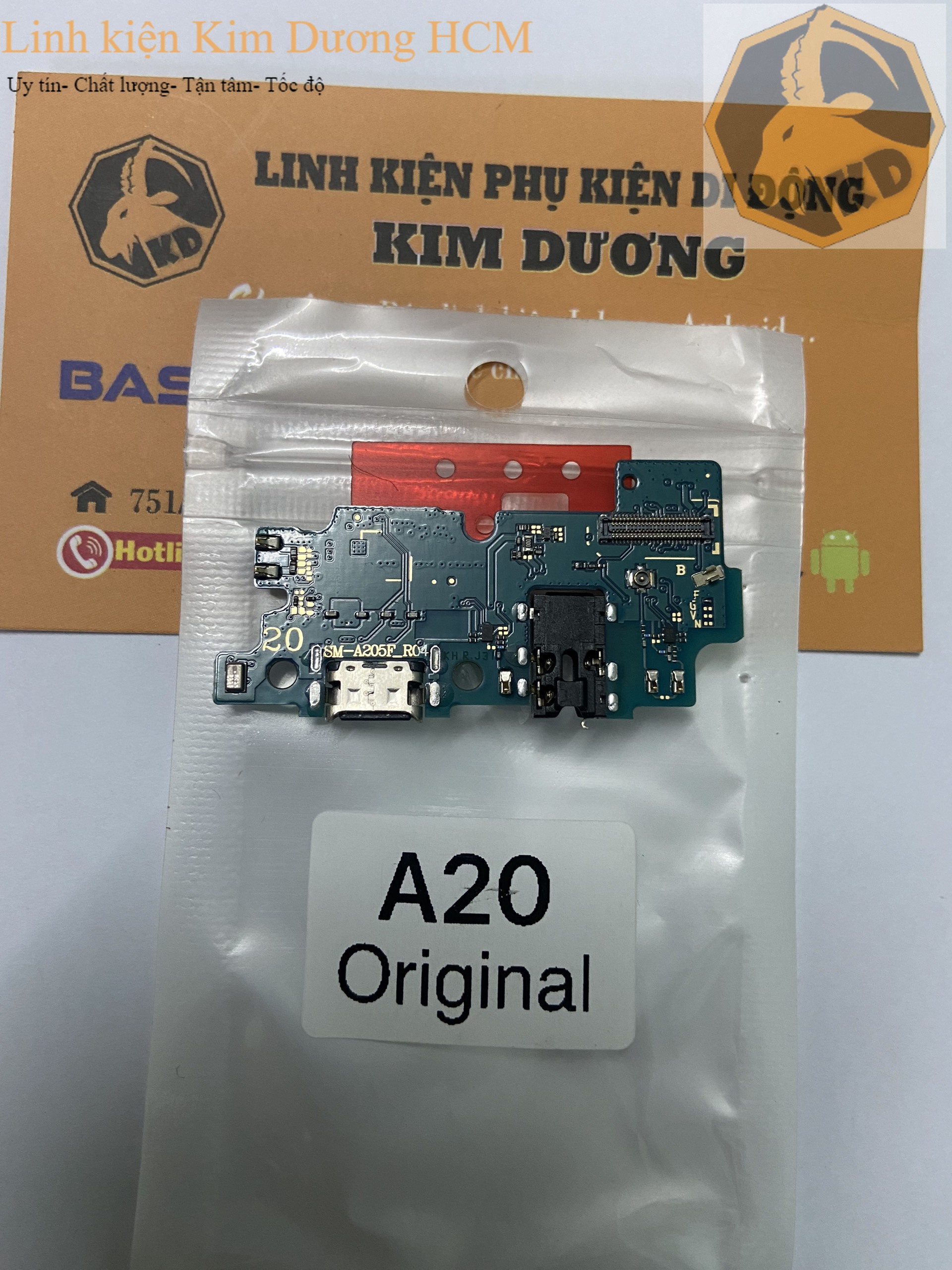 Cụm chân sạc/ bo mạch sạc samsung galaxy a20/a21/a21s/a30. có ic sac !
