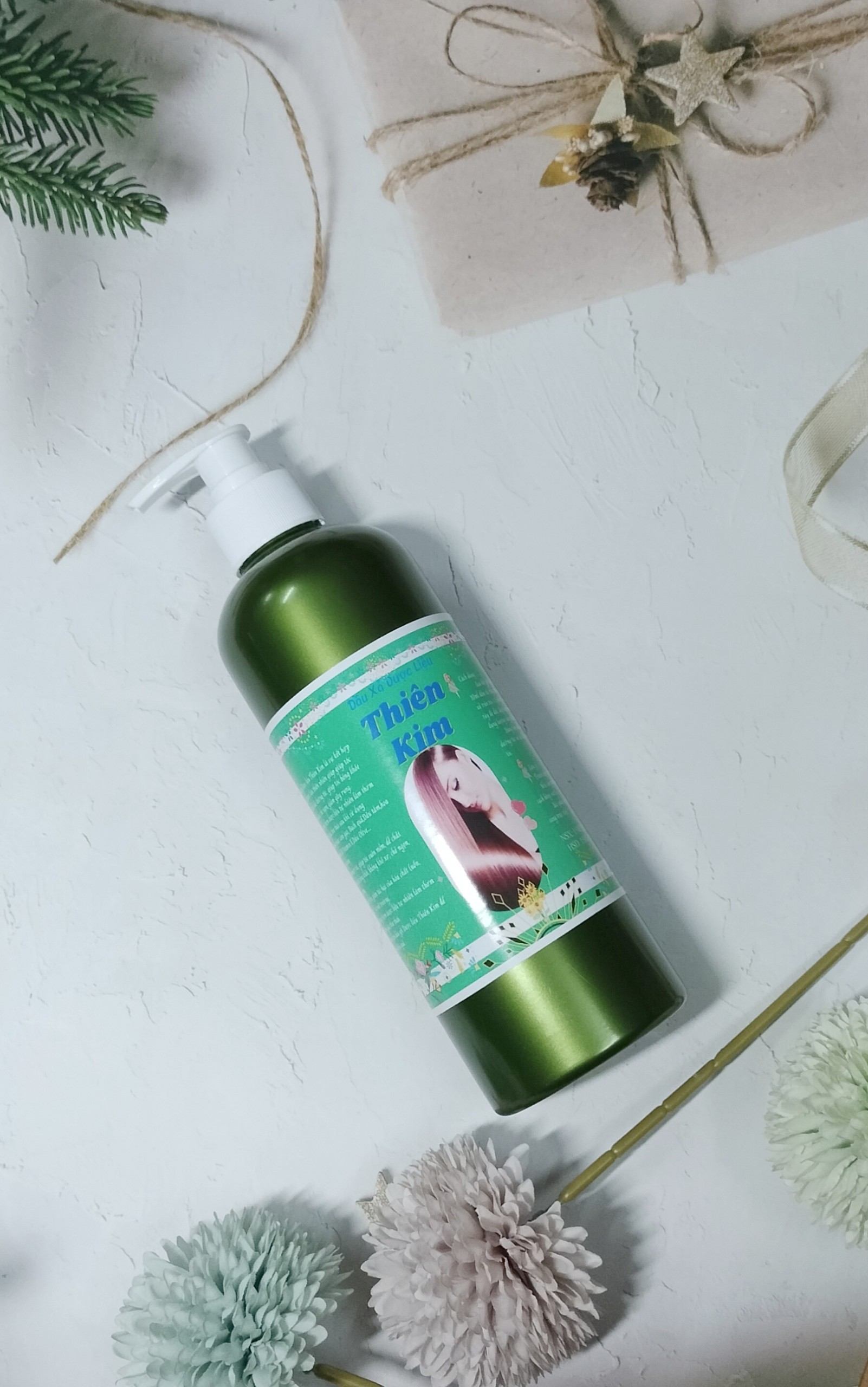 Dầu xả thảo dược thiên kim 500ml, mềm mượt tóc,trà đông y việt