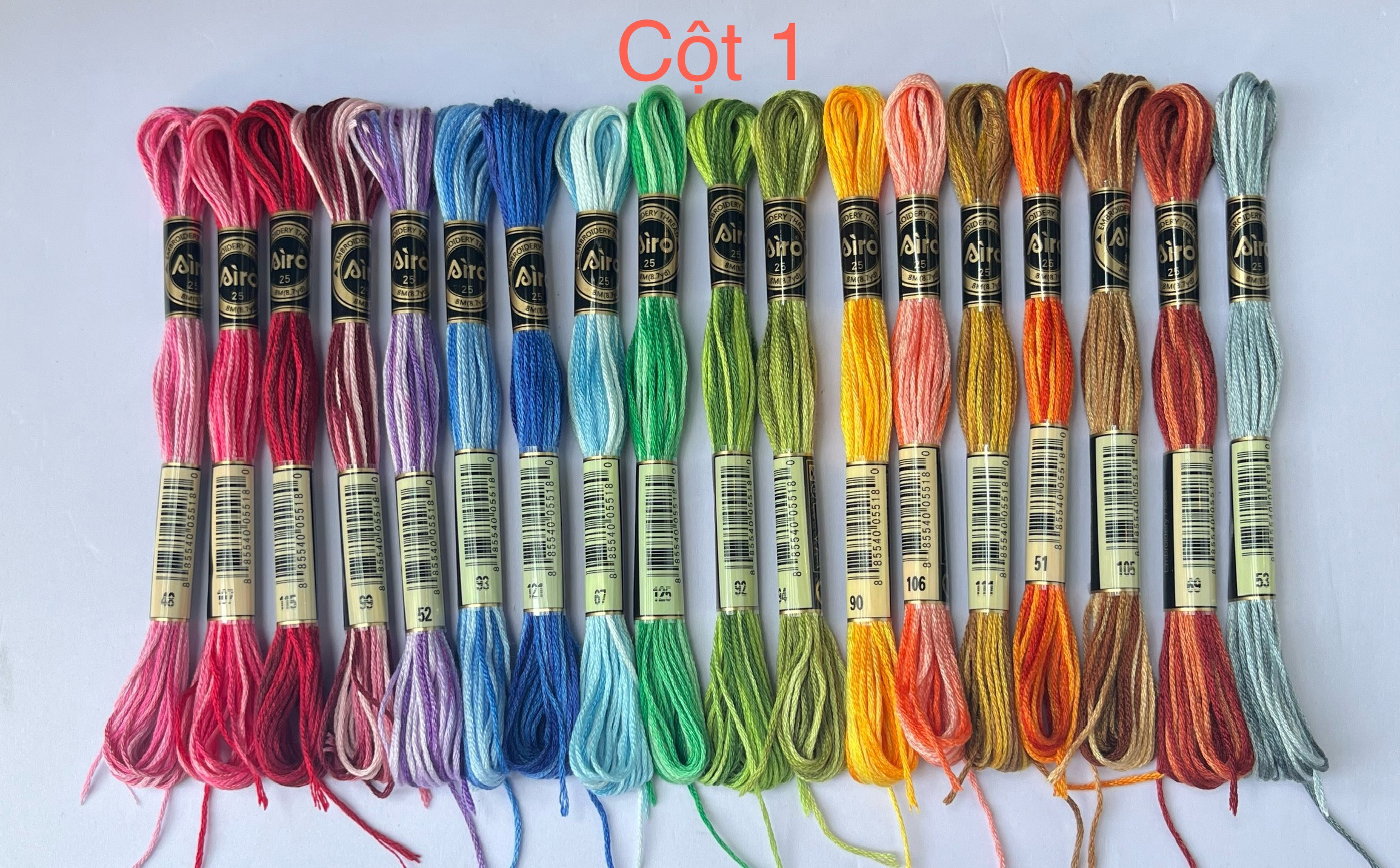 Chỉ loang airo chính hãng - cột 1