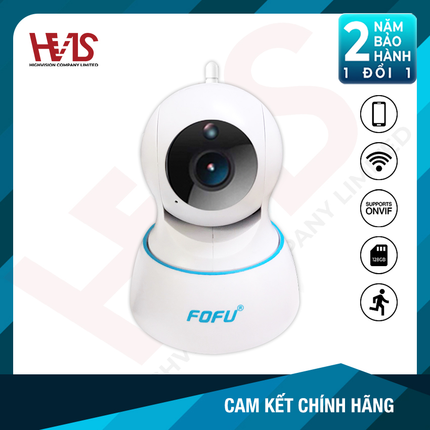 [HCM]Camera IP Camera WIFI an ninh chống trộm chính hãng FOFU FF-C2L (720P - 1080P) âm thanh 2 chiều có ăngten bắt sóng cực tốt hồng ngoại Bảo hành 2 năm (1 đổi 1)