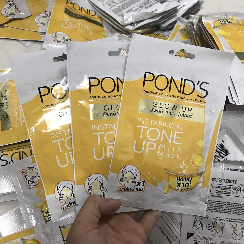 3 mặt nạ pond’s white beauty tone up trắng da 25g