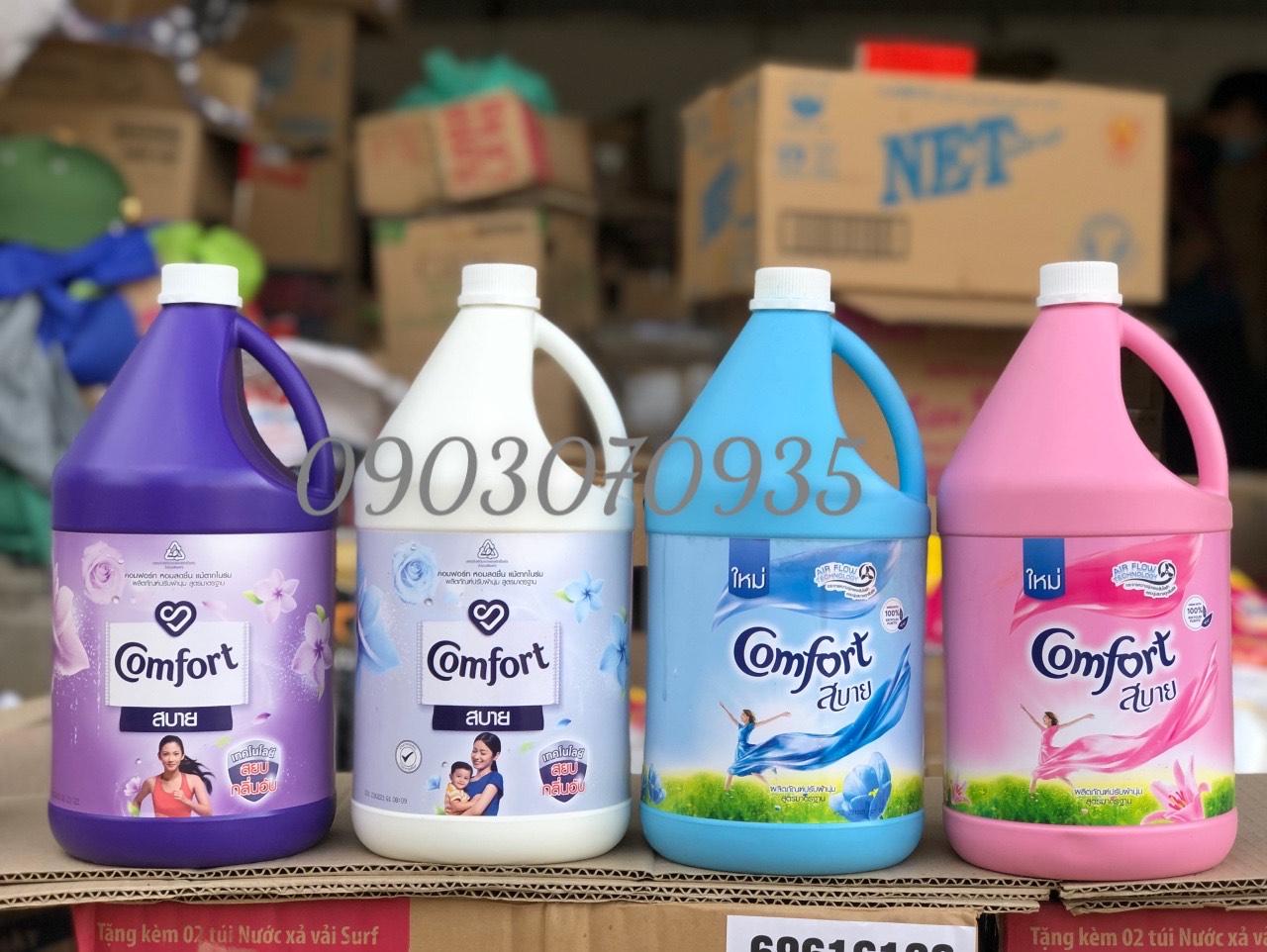 [NEW] Nước xả vải Comfort Thái 3.3 Lít MÀU TRẮNG NPP TIẾN DŨNG