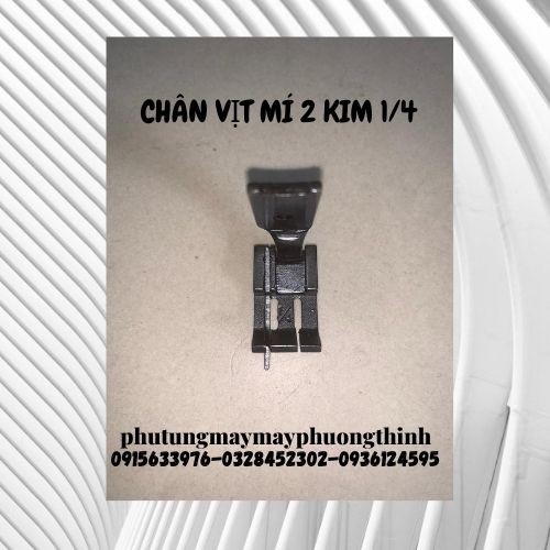 Chân vịt mí 2 kim 1/4- mí trái