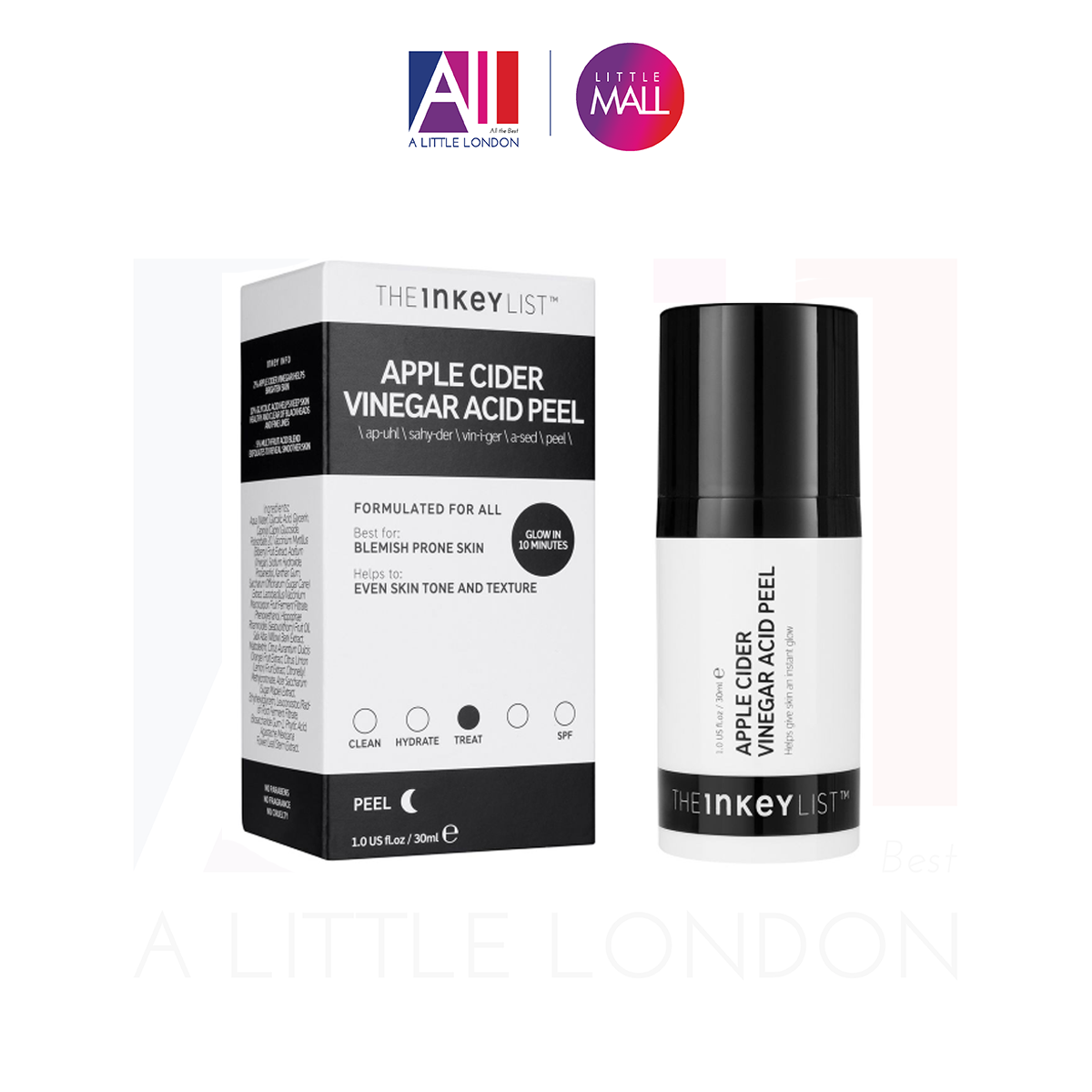 Dấm táo The Inkey List Apple Cider Vinegar Acid Peel - 30ml