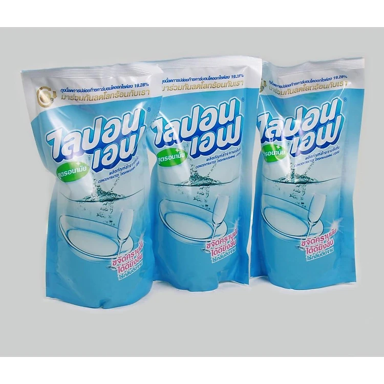 Nước rửa chén bát Lipon Thái Lan không mùi 550ml an toàn cho da tay